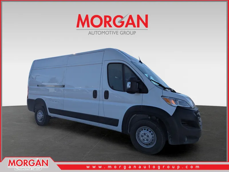 2026 Ram ProMaster 2500 High Roof in White — front three-quarter view