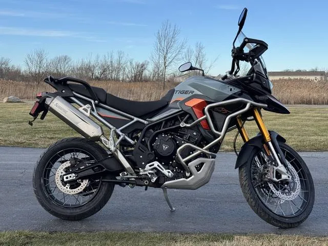 2026 Triumph Tiger 900 Desert Edition — front three-quarter view