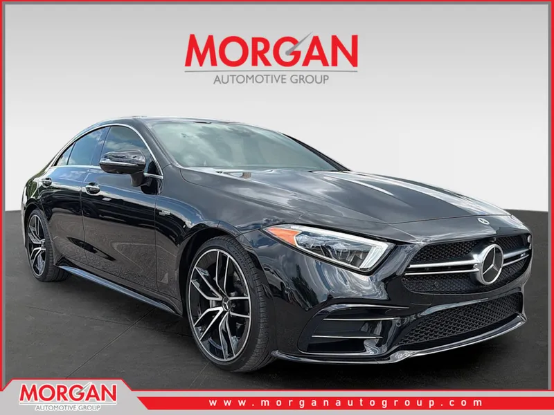 2021 Mercedes-Benz CLS AMG 53 in Black — front three-quarter view