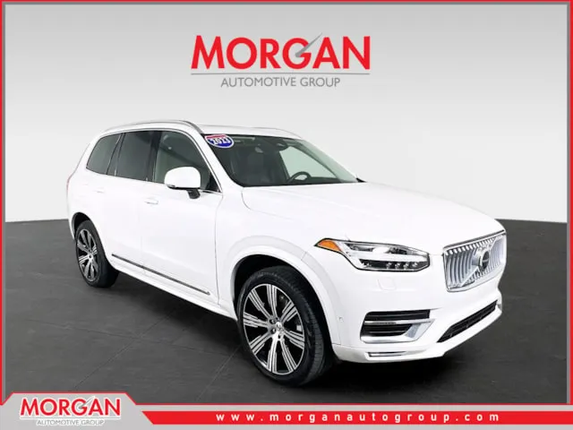 2023 Volvo XC90 Ultimate in White — front three-quarter view