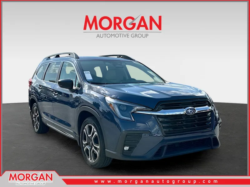 2024 Subaru Ascent Limited in Blue — front three-quarter view