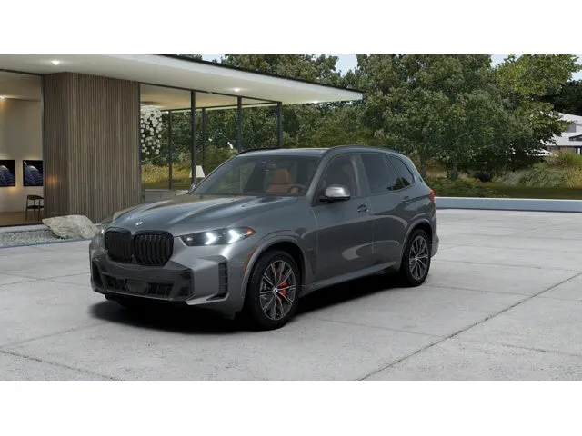 2026 BMW X5 xDrive40i in Skyscraper Grey Metallic — front three-quarter view