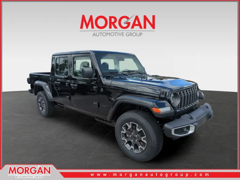 2026 Jeep Gladiator Texas Trail in Black — front three-quarter view