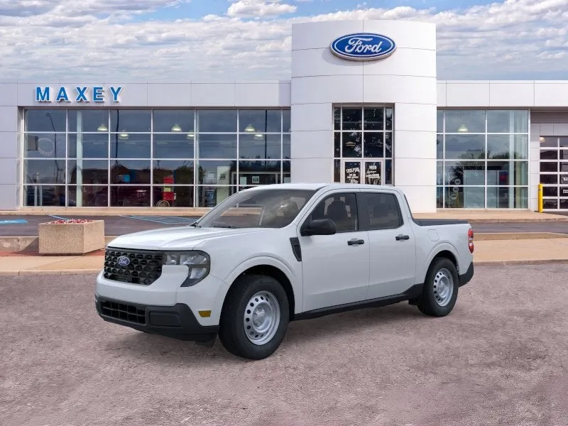 2026 Ford Maverick XL in Oxford White — front three-quarter view