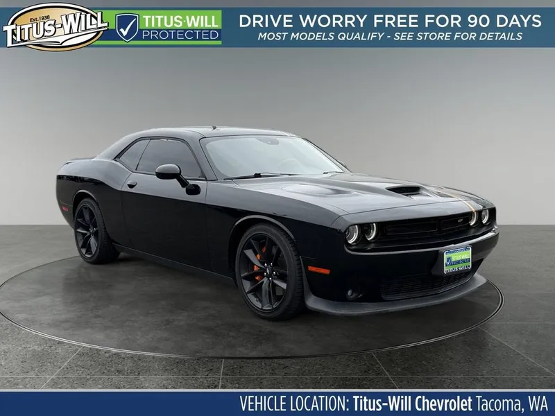 2023 Dodge Challenger GT in Black — front three-quarter view