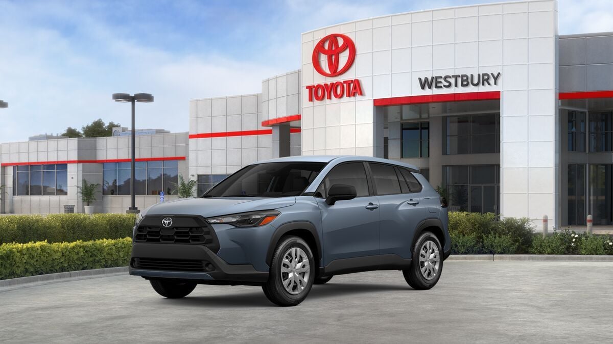 2026 Toyota Corolla Cross L in Celestite — front three-quarter view