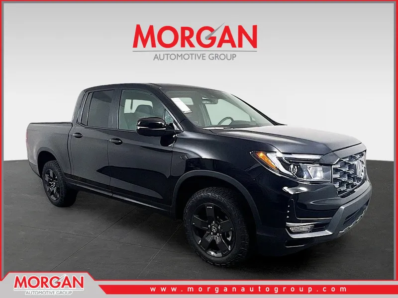 2026 Honda Ridgeline TrailSport in Black — front three-quarter view