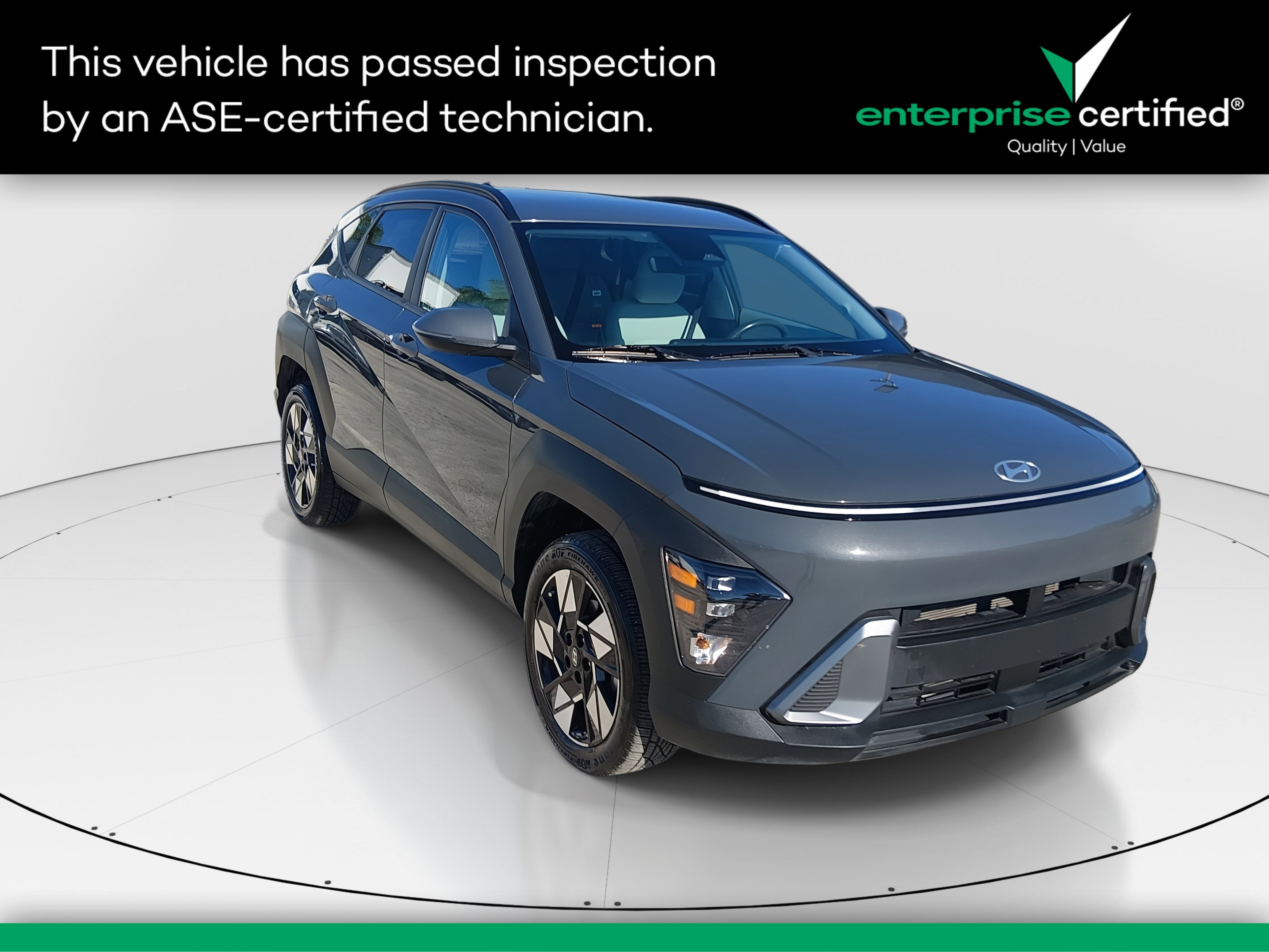 2024 Hyundai Kona SEL AWD — front three-quarter view