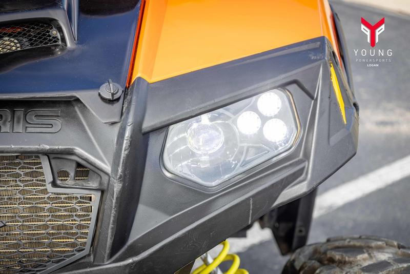 2014 Polaris RZR S 800 EPS White Lightning LE — detail view
