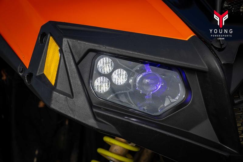 2014 Polaris RZR S 800 EPS White Lightning LE — rear three-quarter view