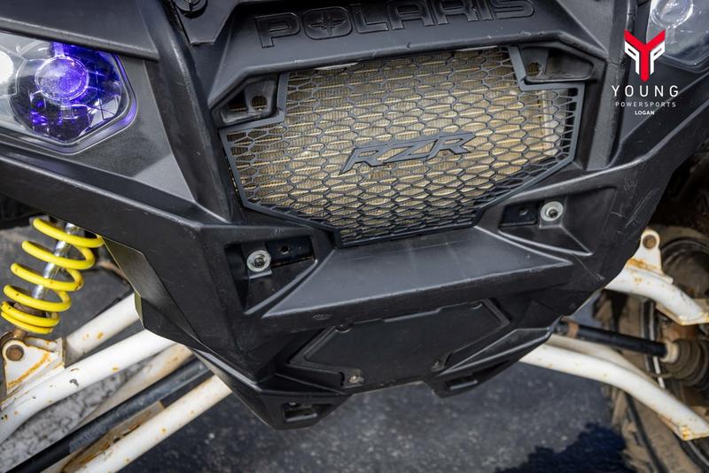 2014 Polaris RZR S 800 EPS White Lightning LE — interior view