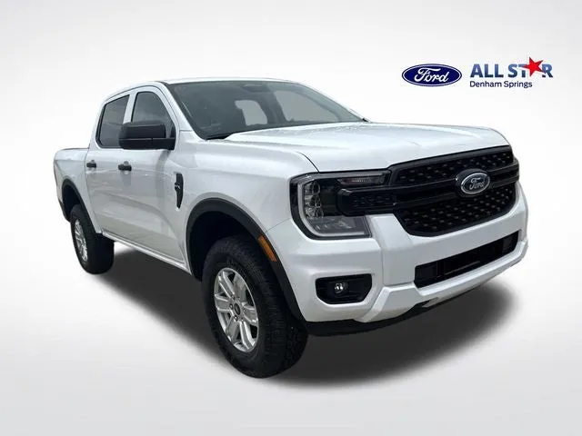 2026 Ford Ranger XL in Oxford White — front three-quarter view