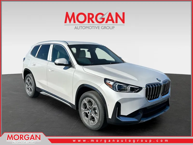 2026 BMW X1 xDrive28i in White — front three-quarter view