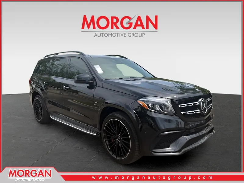 2019 Mercedes-Benz GLS 63 AMG in Black — front three-quarter view