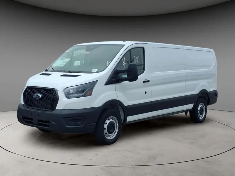 2025 Ford Transit-150 Base in Oxford White — front three-quarter view