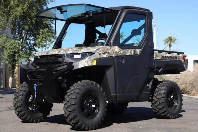 2026 Polaris® Ranger XP 1000 NorthStar Ultimate Polaris Pursuit Camo — front three-quarter view