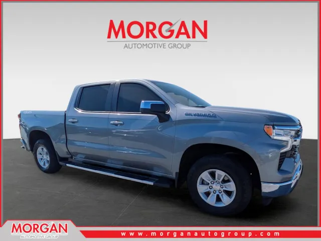2023 Chevrolet Silverado 1500 LT in Gray — front three-quarter view