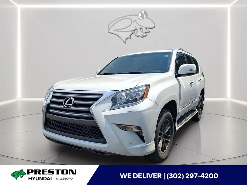 2018 Lexus GX GX 460 Premium in Starfire Pearl — front three-quarter view