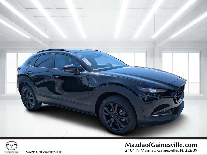 2026 Mazda CX-30 2.5 S Aire Edition in Black — front three-quarter view