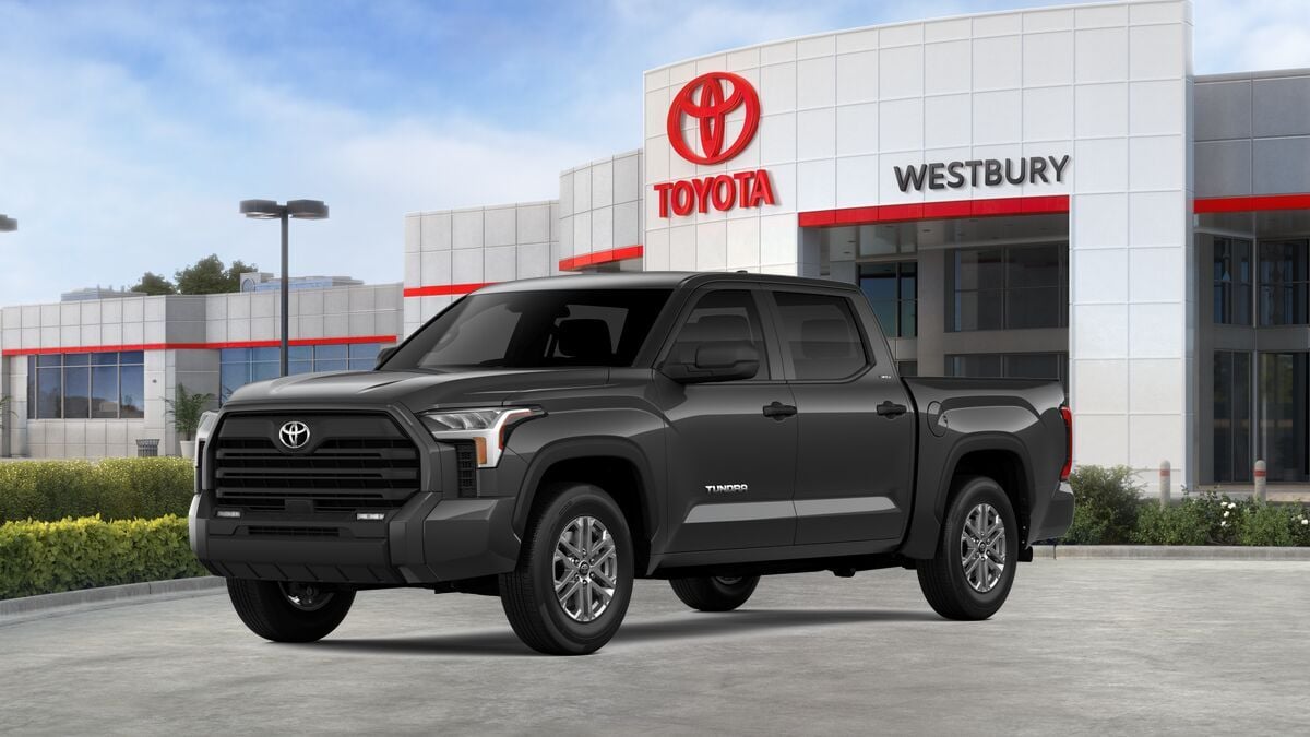 2026 Toyota Tundra SR5 in Magnetic Gray Metallic — front three-quarter view