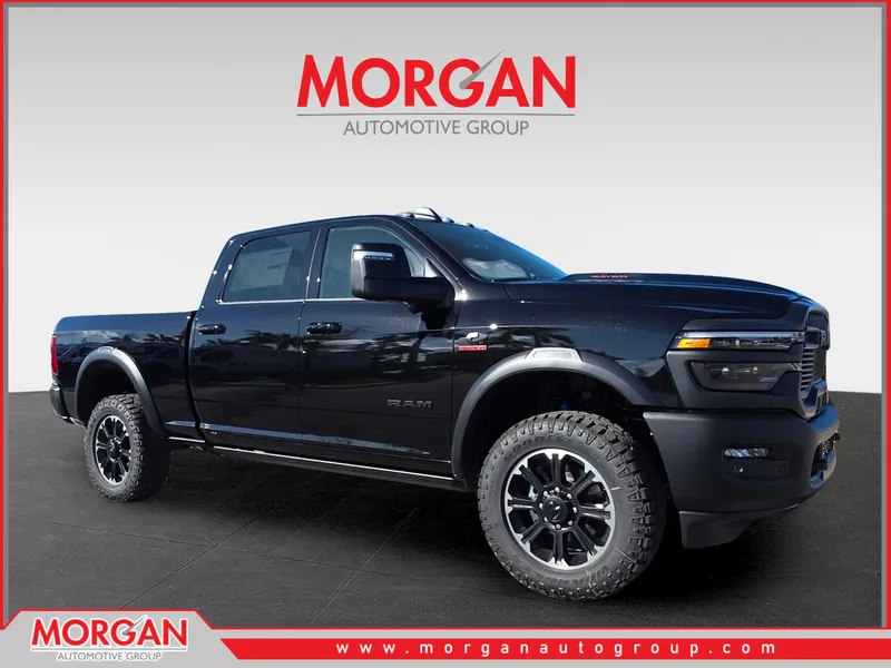 2026 Ram 2500 Rebel in Black — front three-quarter view