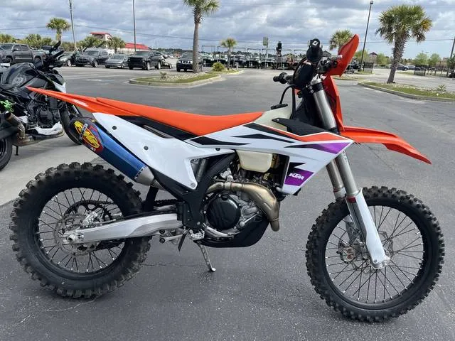 2024 KTM 450 XC-F — front three-quarter view