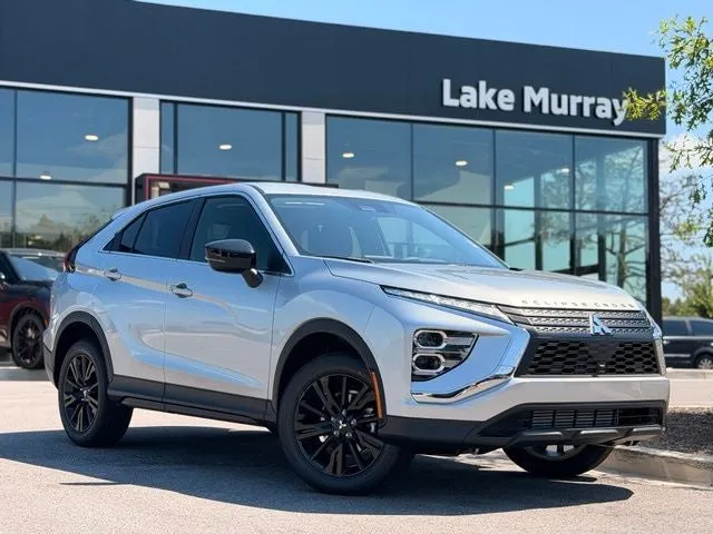 2026 Mitsubishi Eclipse Cross LE in Alloy Silver Metallic — front three-quarter view