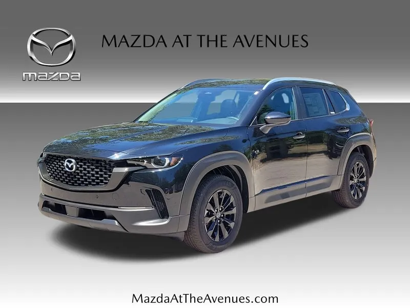 2026 Mazda CX-50 2.5 S Preferred in Black — front three-quarter view