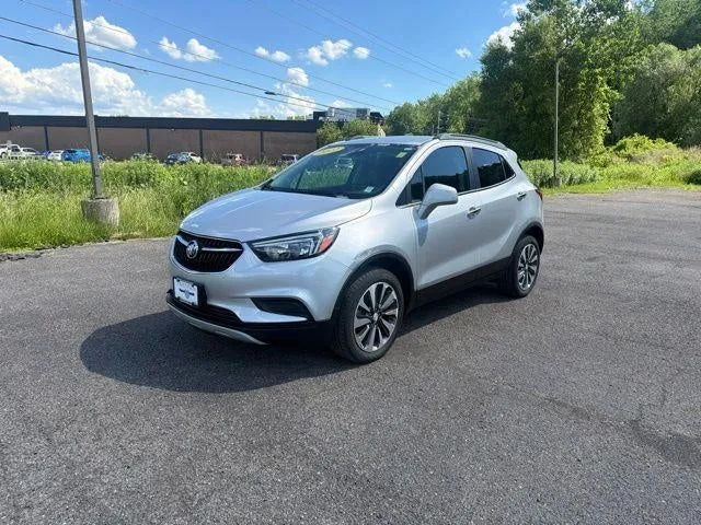 2022 Buick Encore Preferred in Quicksilver Metallic — front three-quarter view
