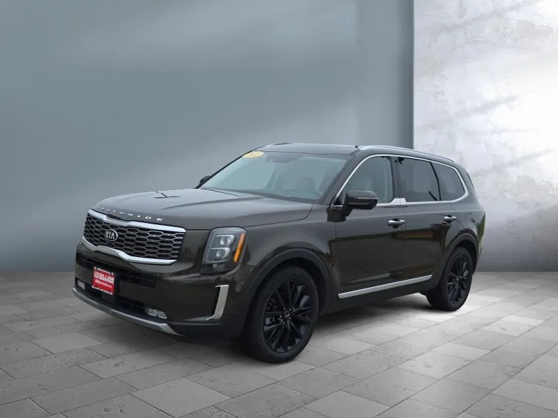 2021 Kia Telluride — front three-quarter view