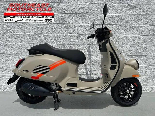 2024 Vespa GTV 300 — front three-quarter view