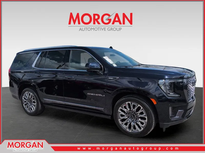 2023 GMC Yukon Denali Ultimate in Blue — front three-quarter view