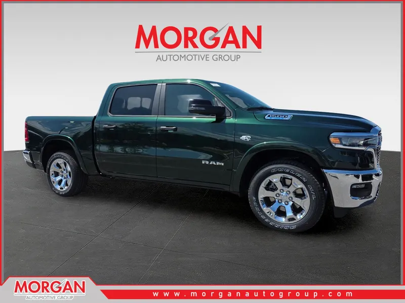 2026 Ram 1500 Big Horn/Lone Star in Green — front three-quarter view