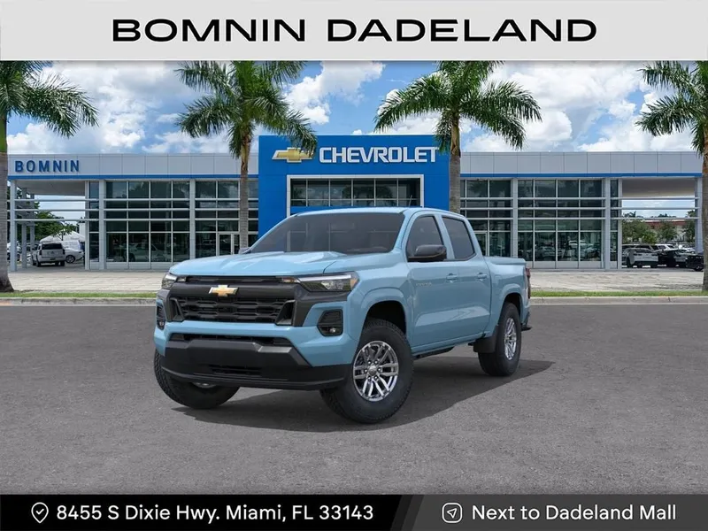 2026 Chevrolet Colorado LT in Snowdrift Metallic — front three-quarter view