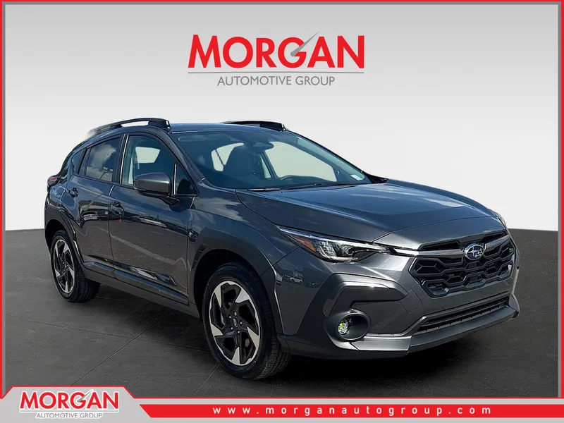 2026 Subaru Crosstrek Limited in Magnetite Gray Metallic — front three-quarter view