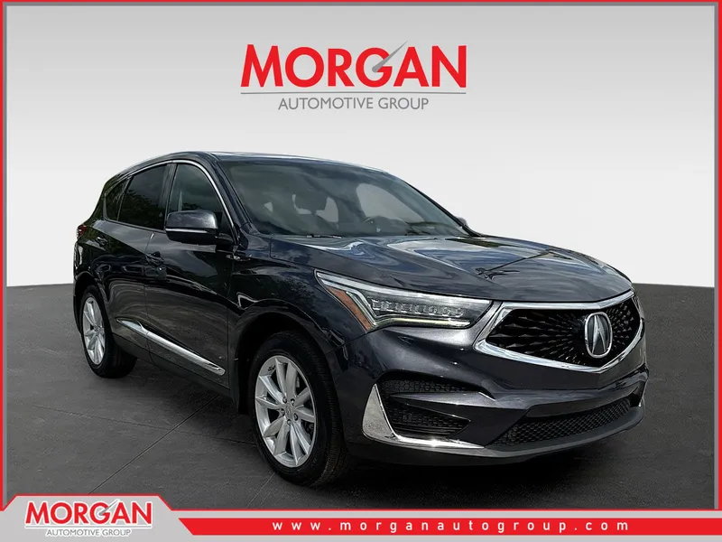 2020 Acura RDX Base in Modern Steel Metallic — front three-quarter view
