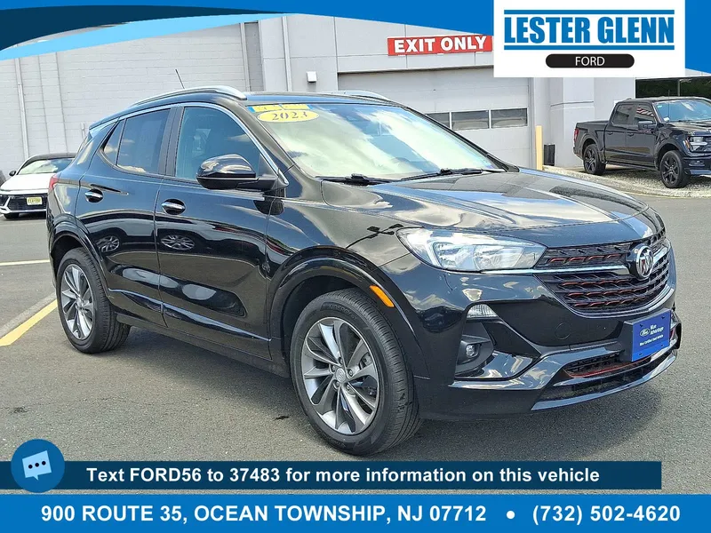 2023 Buick Encore GX Select in Ebony Twilight Metallic — front three-quarter view