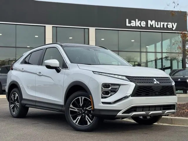 2026 Mitsubishi Eclipse Cross LE in Diamond White — front three-quarter view