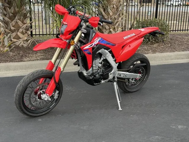 2024 Honda® CRF450RL — front three-quarter view