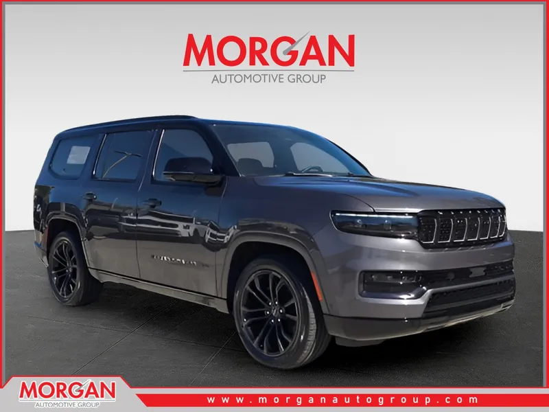 2024 Jeep Grand Wagoneer Series III in Gray — front three-quarter view