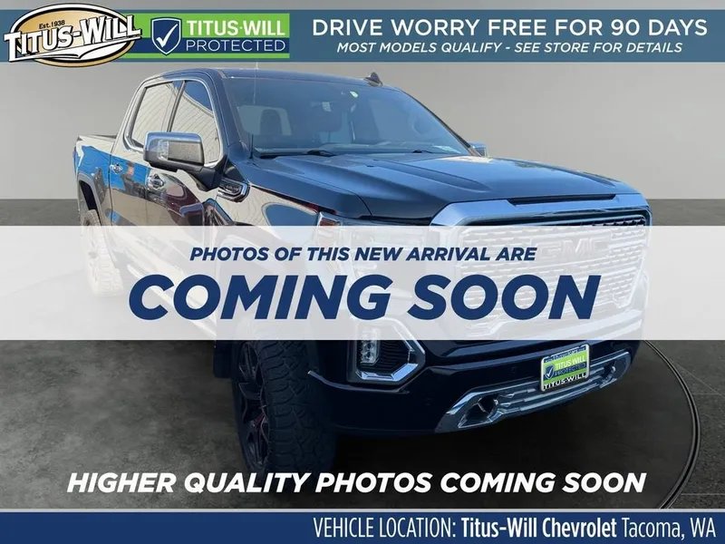 2020 GMC Sierra 1500 Denali in Black — front three-quarter view