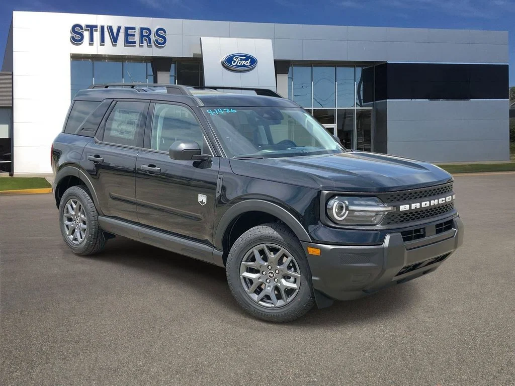 2026 Ford Bronco Sport Big Bend 5 Door SUV, SUV & Crossovers in Shadow Black — front three-quarter view