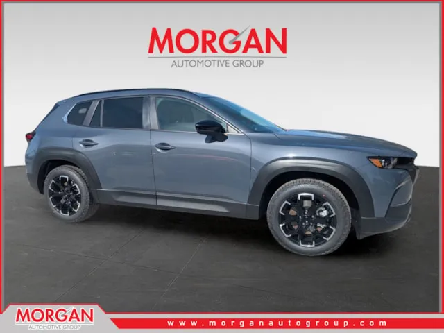 2026 Mazda CX-50 2.5 S Meridian Edition in Polymetal Gray Metallic — front three-quarter view