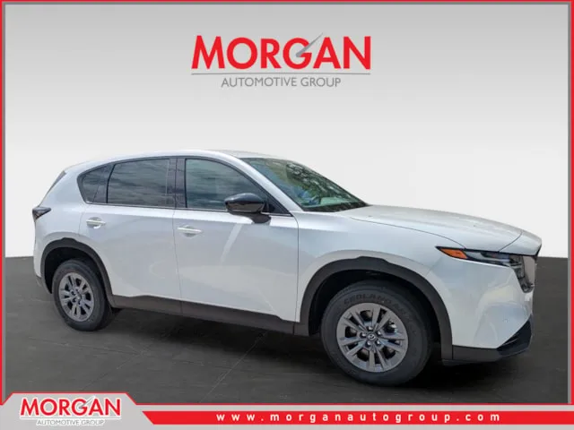 2026 Mazda CX-5 2.5 S Select in Rhodium White Metallic — front three-quarter view