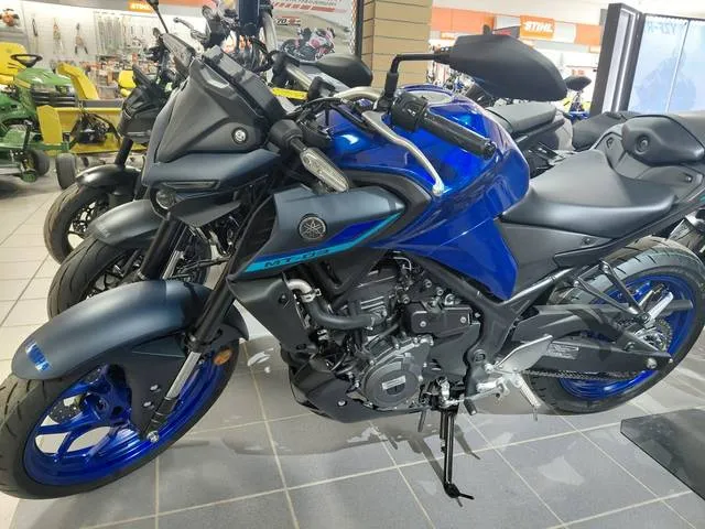 2026 Yamaha MT-03 — front three-quarter view