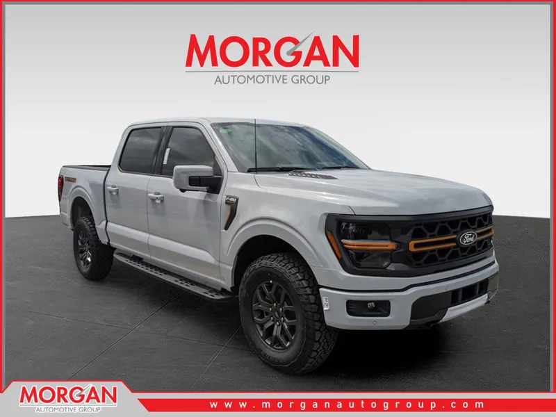 2026 Ford F-150 Tremor in White — front three-quarter view
