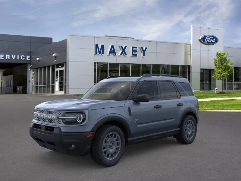 2026 Ford Bronco Sport Big Bend® in Azure Gray Metallic Tri-Coat — front three-quarter view