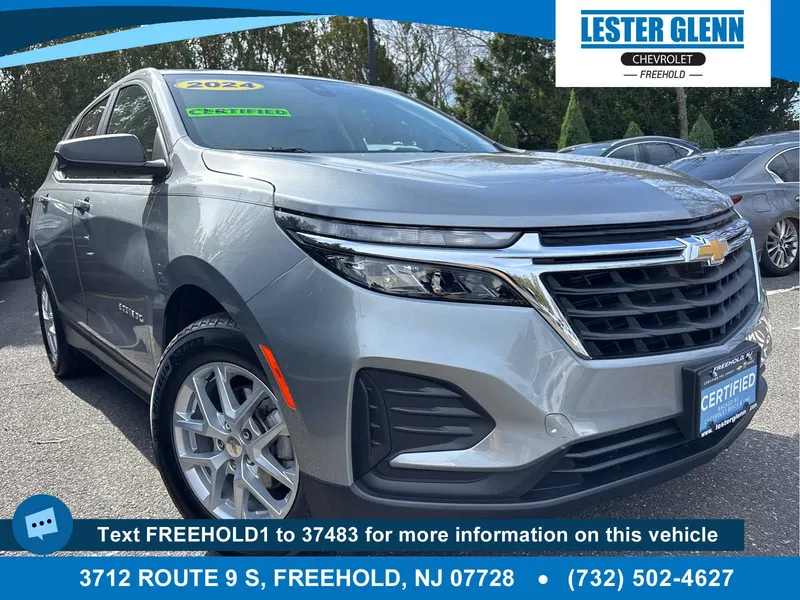 2024 Chevrolet Equinox LS in Sterling Gray Metallic — front three-quarter view