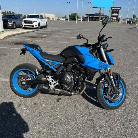 2024 Suzuki GSX-8S — front three-quarter view