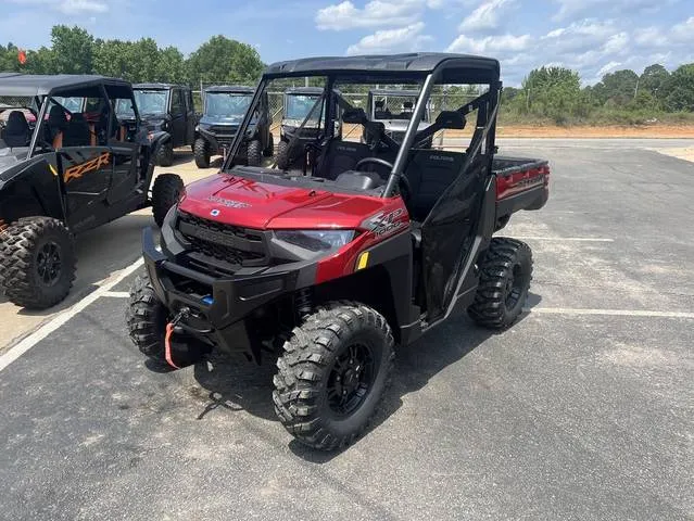 2026 Polaris® Ranger XP 1000 EPS Premium Sunset Red — front three-quarter view